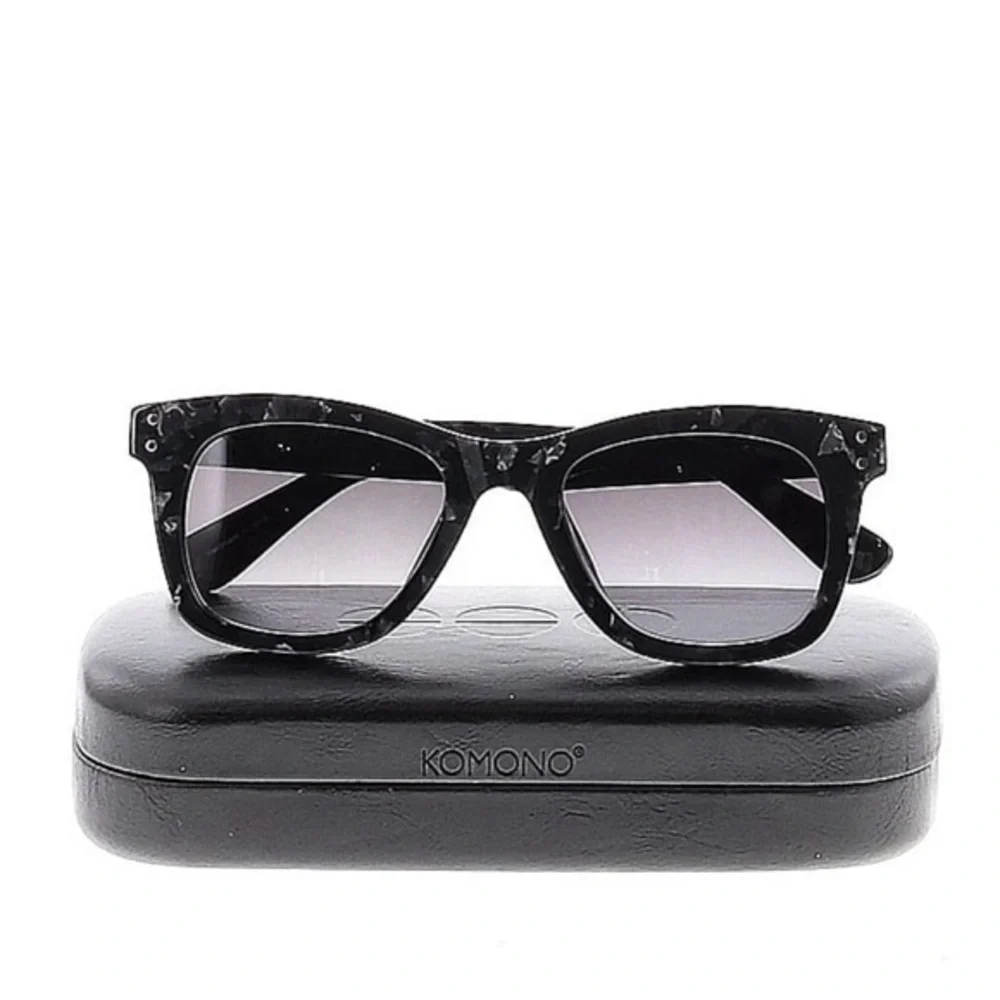 Komono Allen Black Marble New Sunglasses